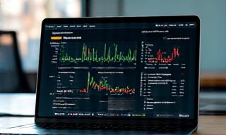 Data visualization showing customer retention trends